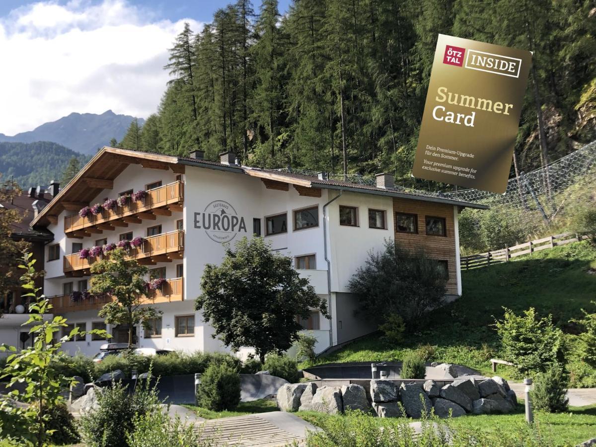 Apartamento Gastehaus Europa Sölden Exterior foto